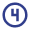 Icono numerador 4