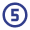 Icono numerador 5